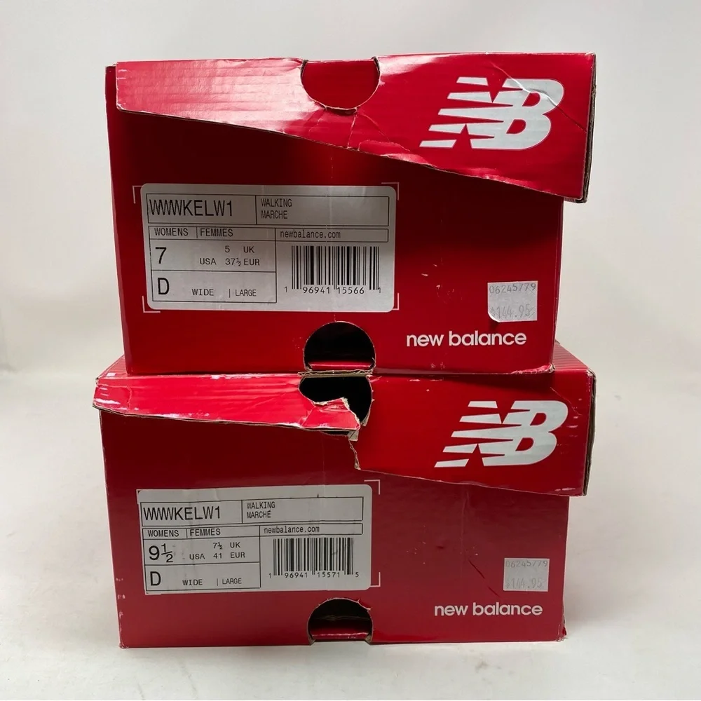 New Balance FuelCell Walking Shoes White Neon Dragonfly Light Arctic Grey WIDE